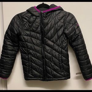 Kids Black Columbia puffer Jacket